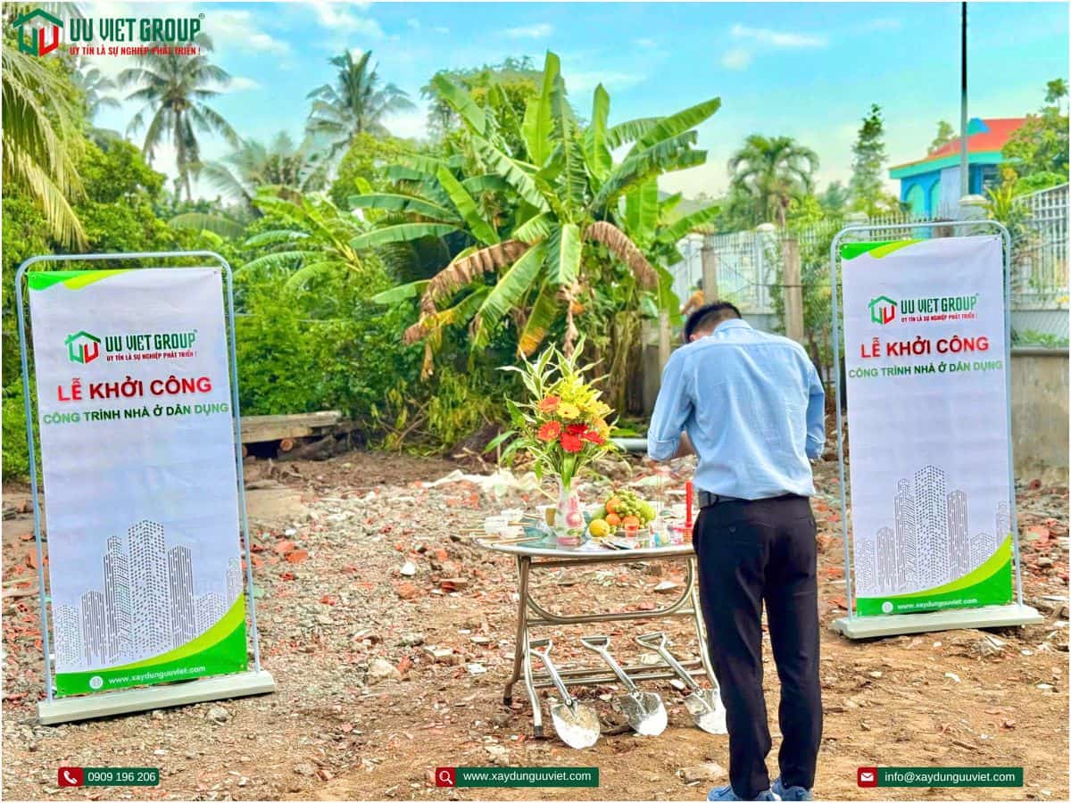 Khởi công nhà mới tại Tiền Giang