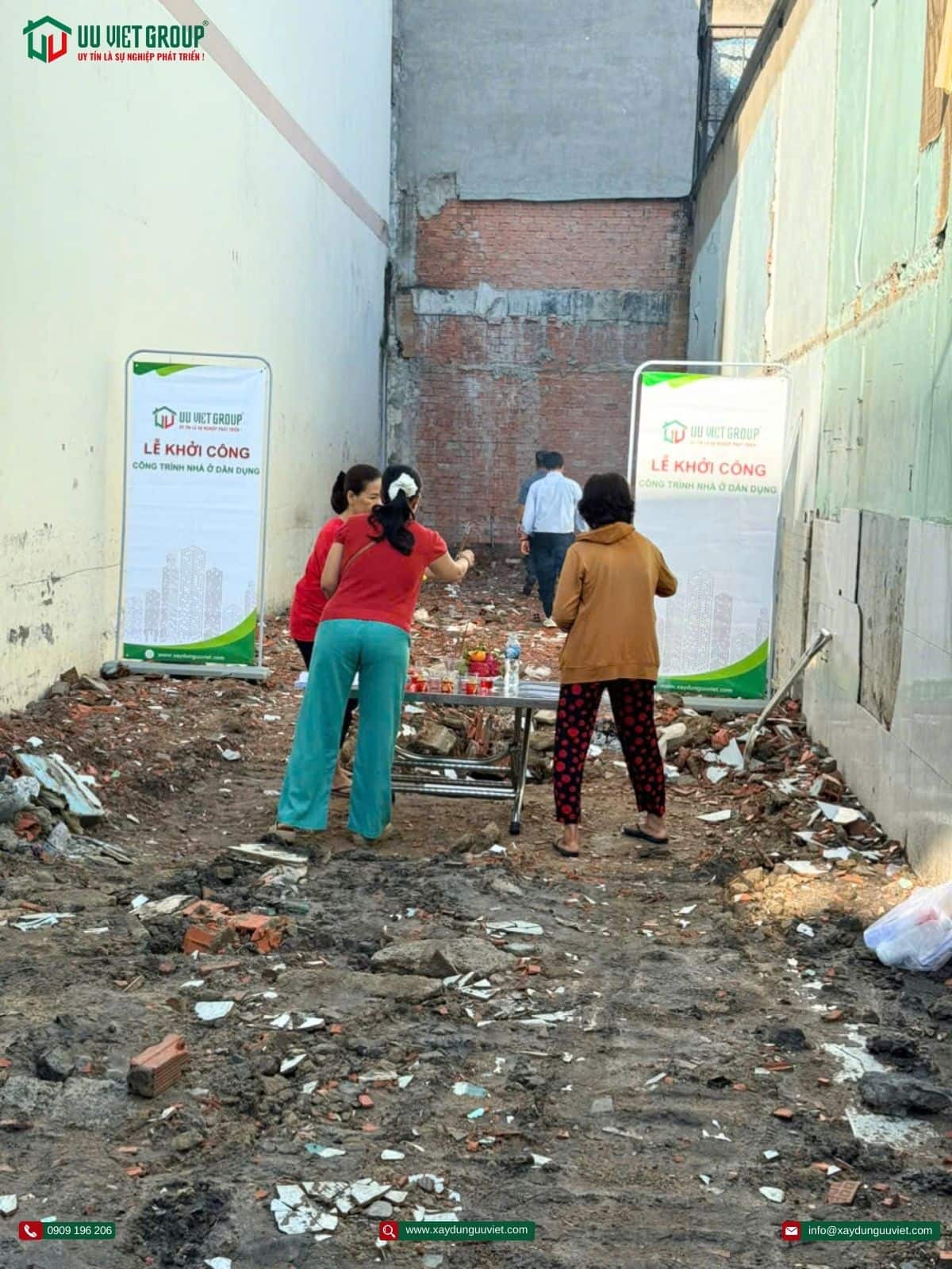 Khởi công xây dựng nhà mới tại quận Tân Phú