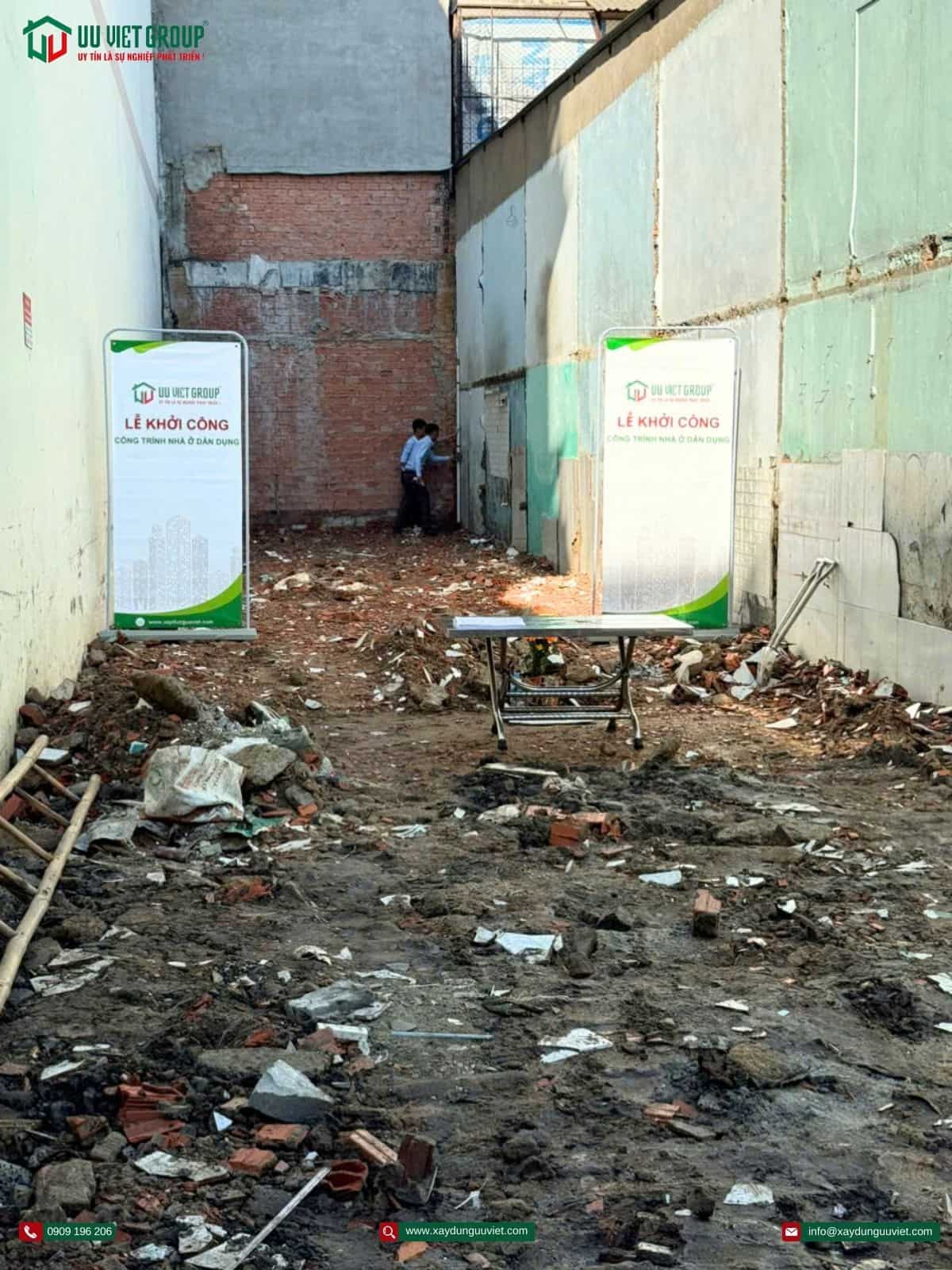 Khởi công xây dựng nhà mới tại quận Tân Phú