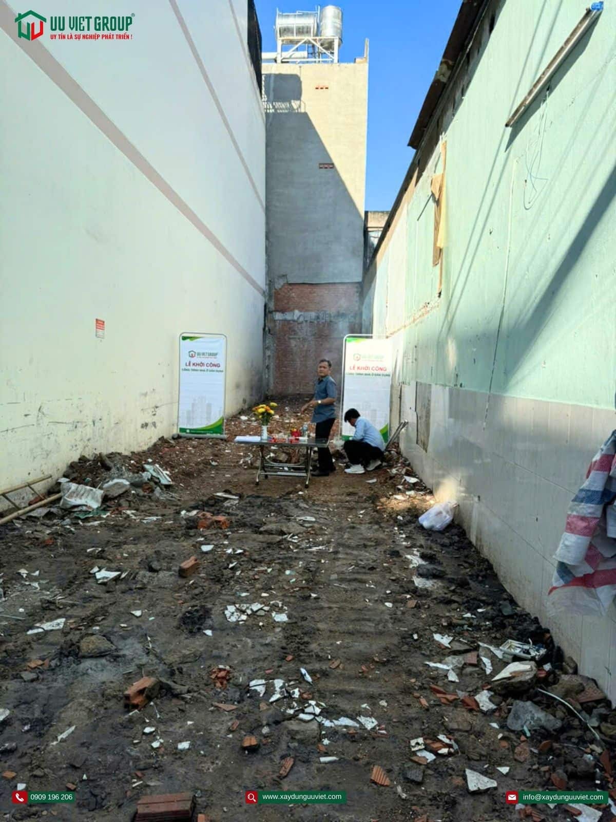 Khởi công xây dựng nhà mới tại quận Tân Phú