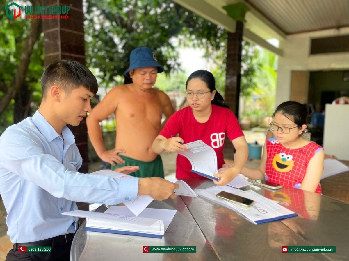 Ký hợp đồng xây nhà mới quận 12