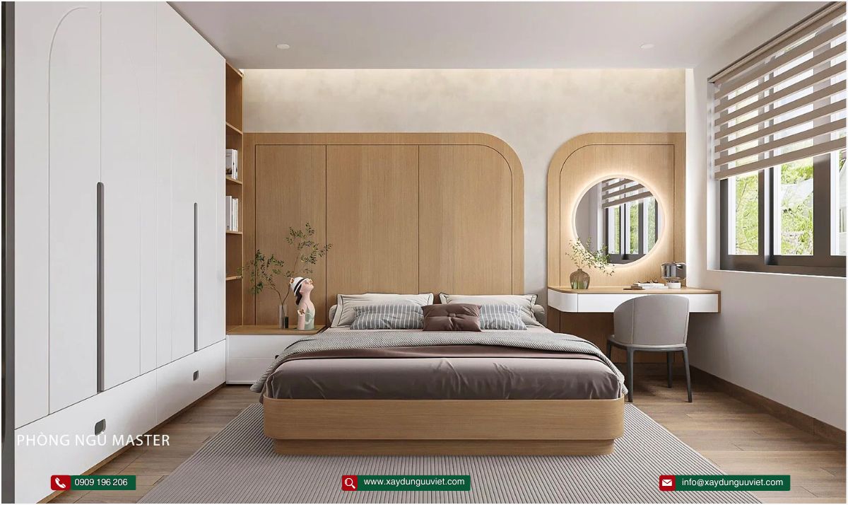 Nhà phố hiện đại 1 trệt 2 lầu