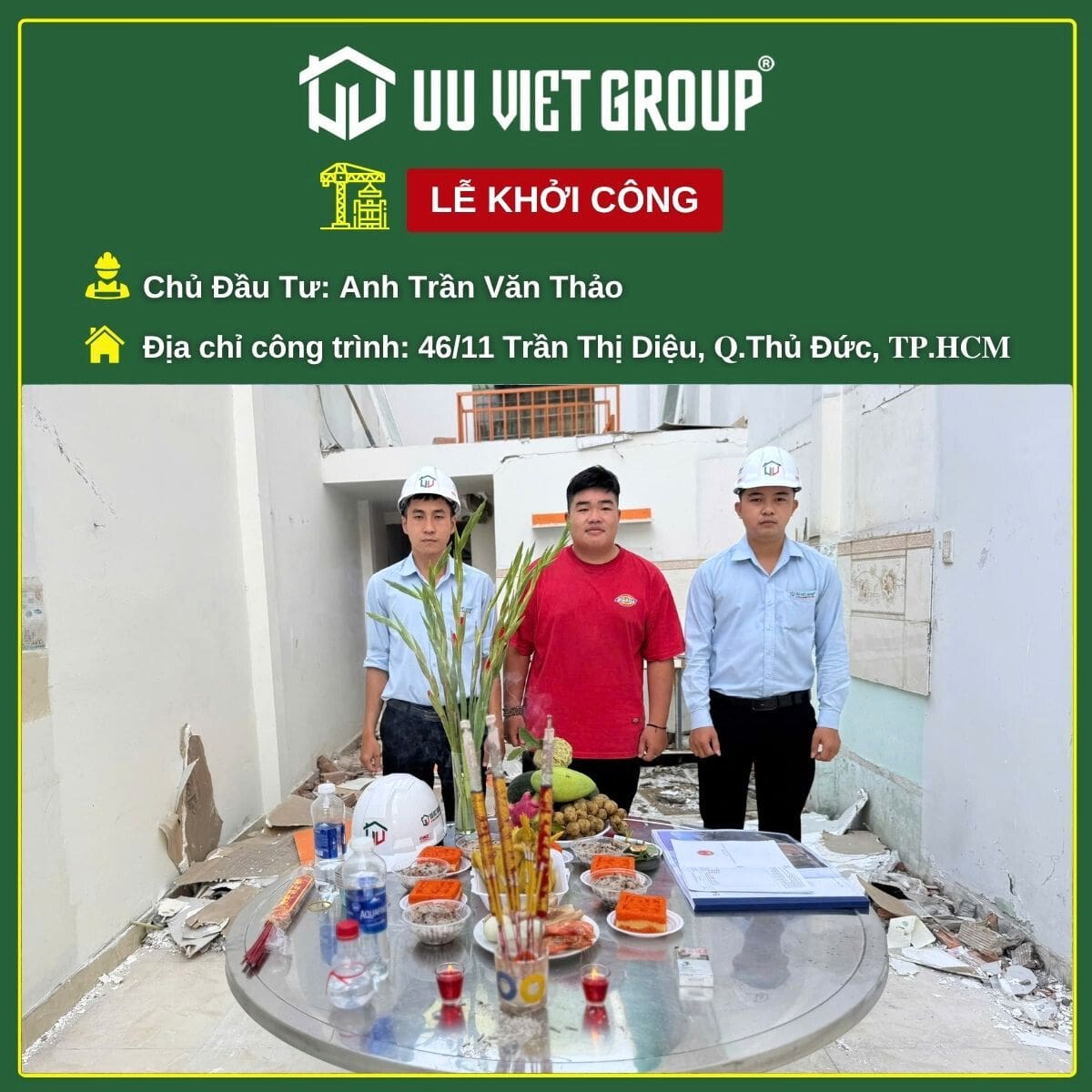 Khởi công nhà mới quận Thủ Đức