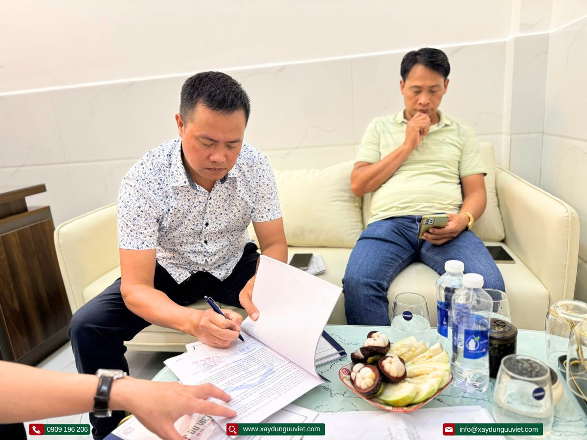Ký hợp đồng mới quận 12