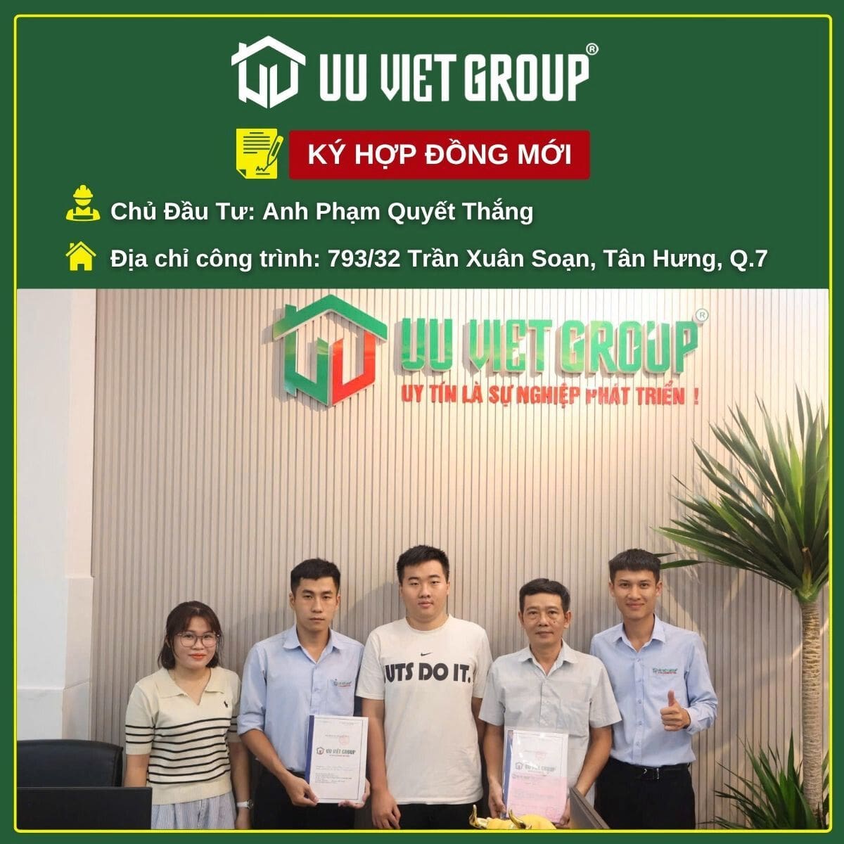 Ký hợp đồng tháng 6