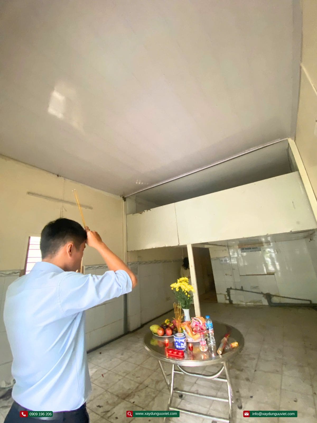 Lễ cúng tháo dỡ nhà cũ