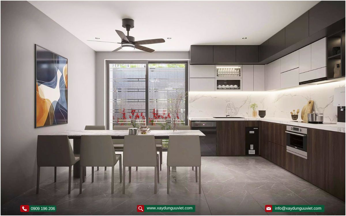 Nhà phố 1 trệt 3 lầu