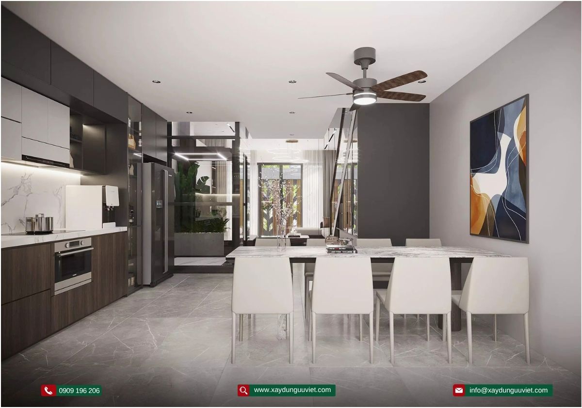 Nhà phố 1 trệt 3 lầu