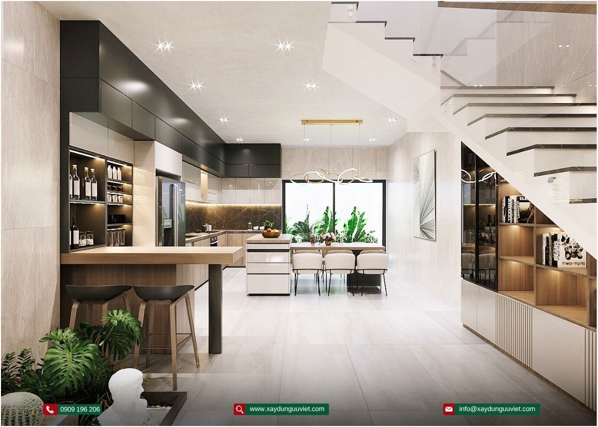 Nhà phố 1 trệt 3 lầu