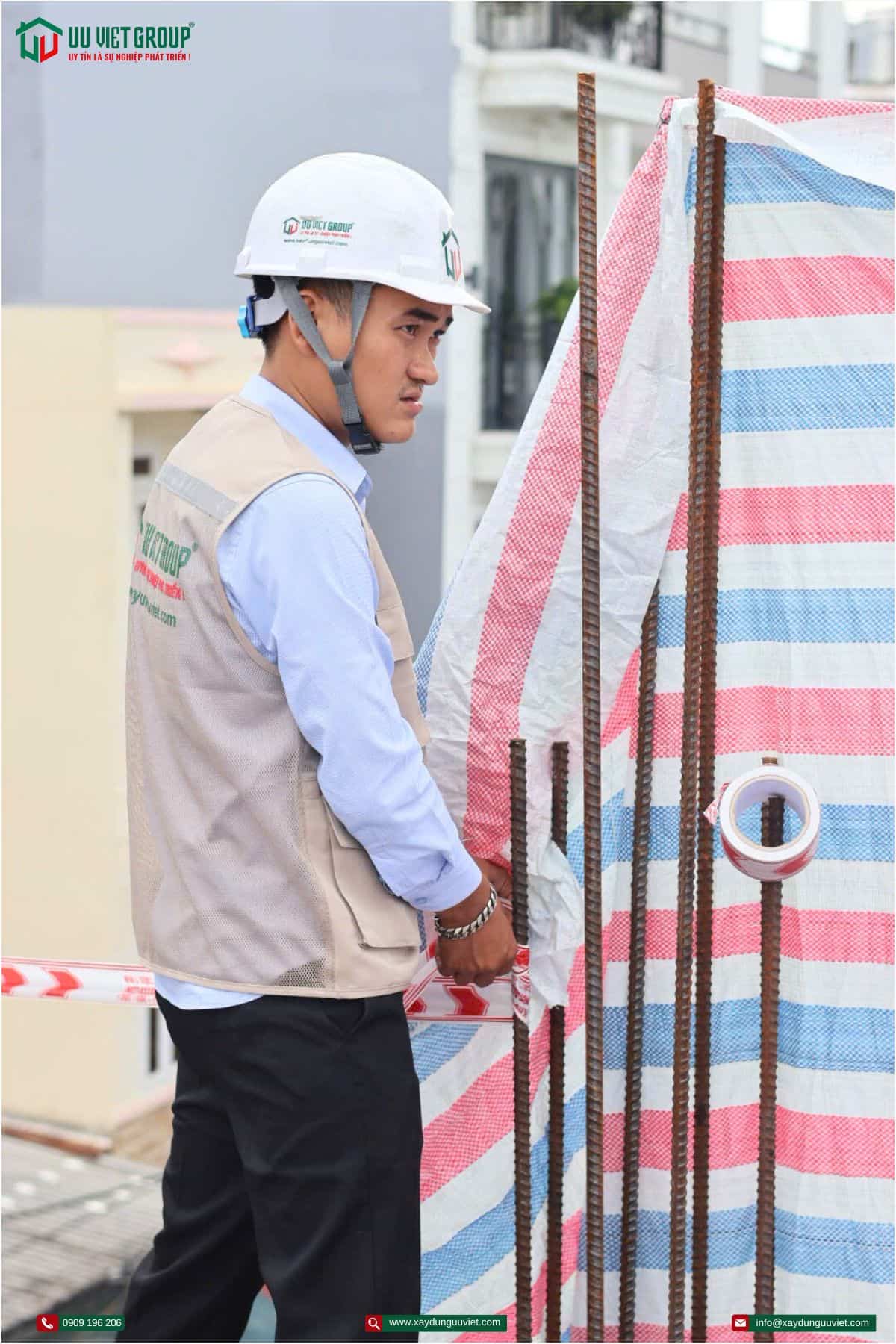 Tiến độ thi công nhà phố tại quận Bình Tân