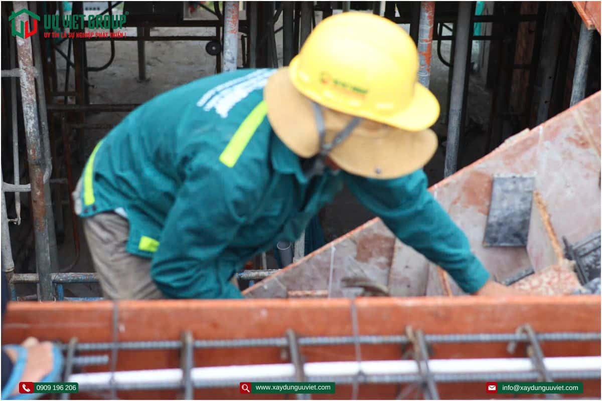 Tiến độ thi công nhà phố tại quận Bình Tân