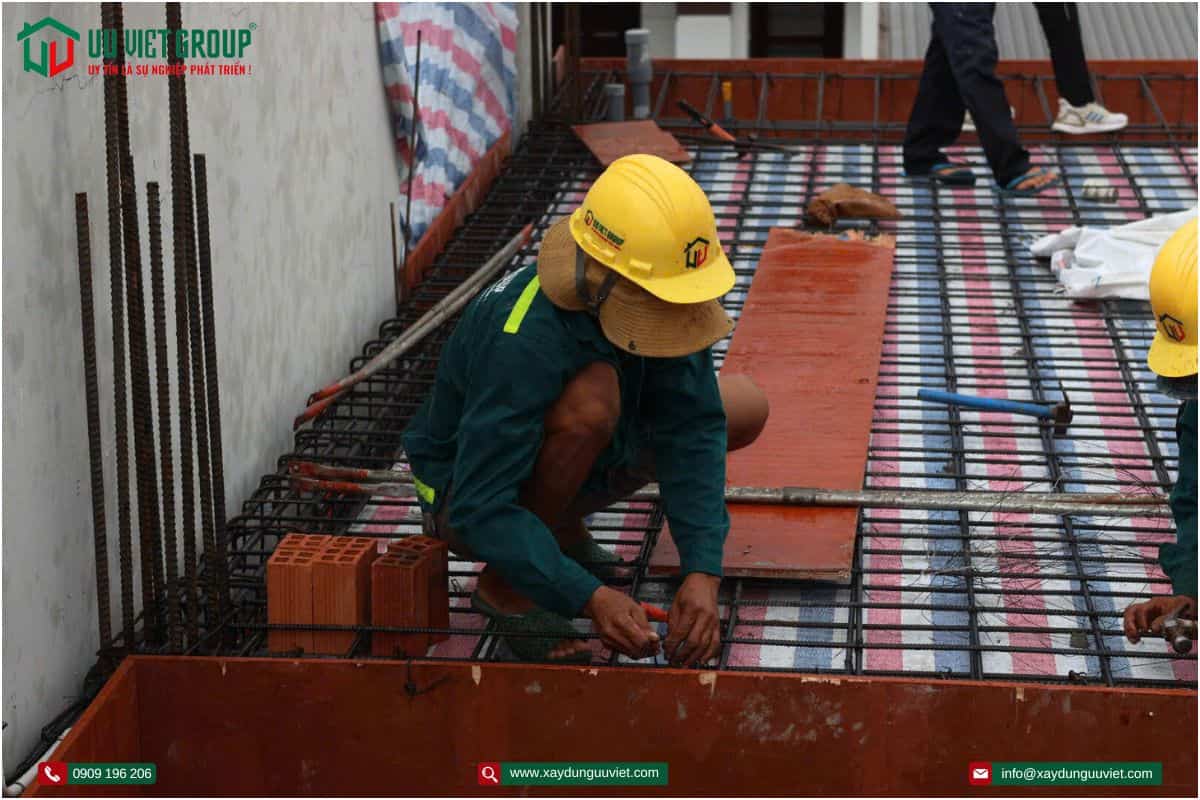 Tiến độ thi công nhà phố tại quận Bình Tân