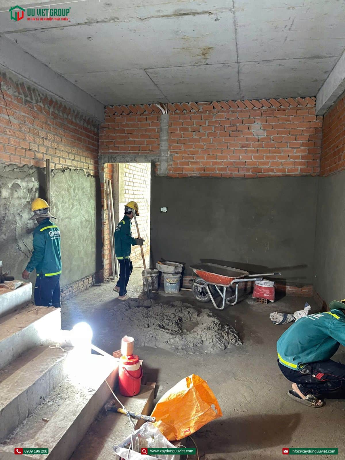 Tiến độ nhà phố quận Tân Phú