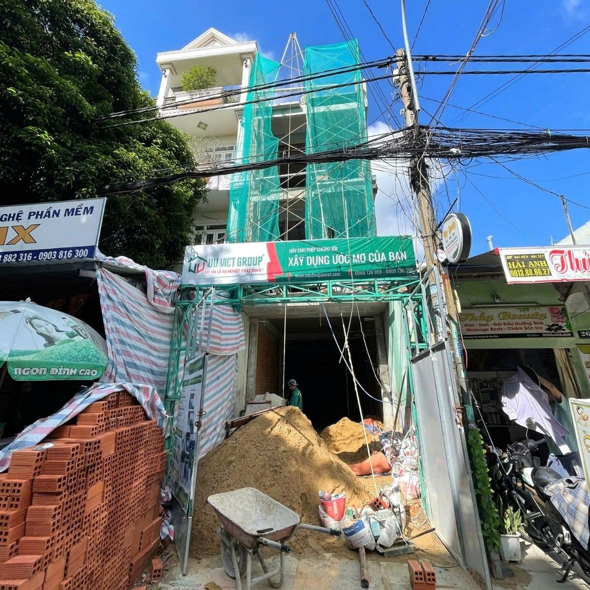 Tiến độ nhà phố quận Tân Phú