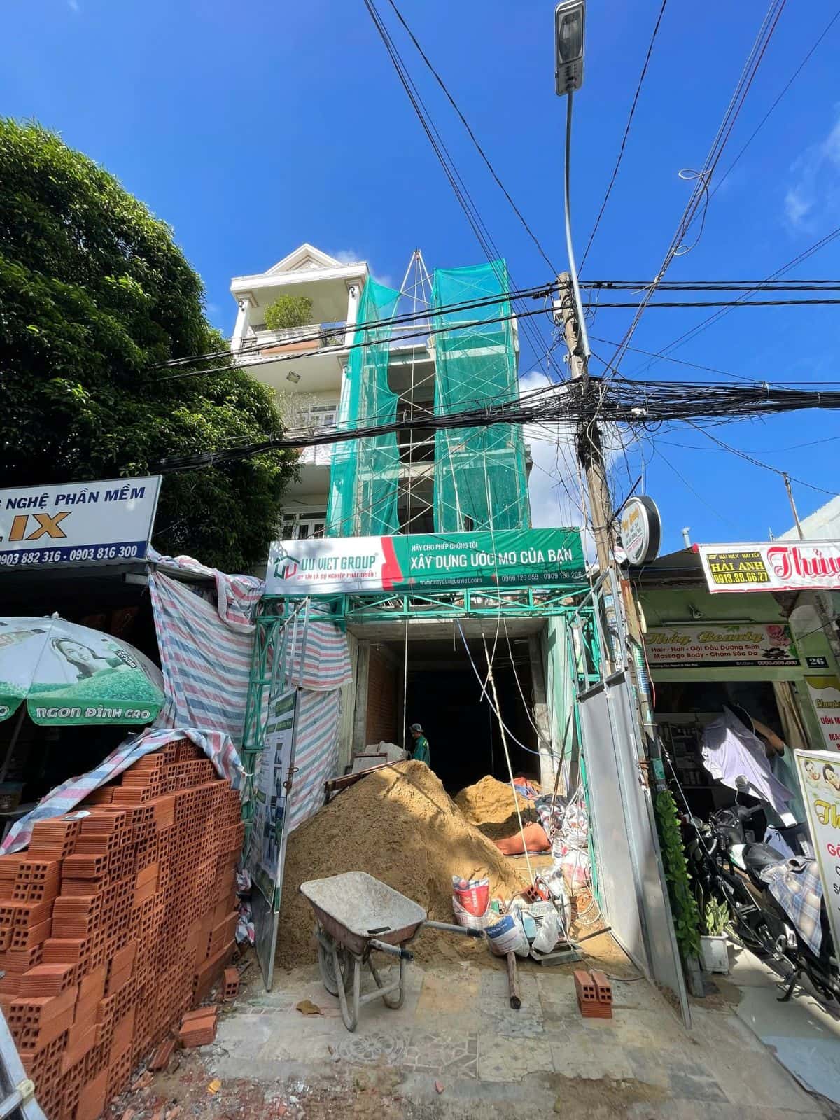 Tiến độ nhà phố quận Tân Phú