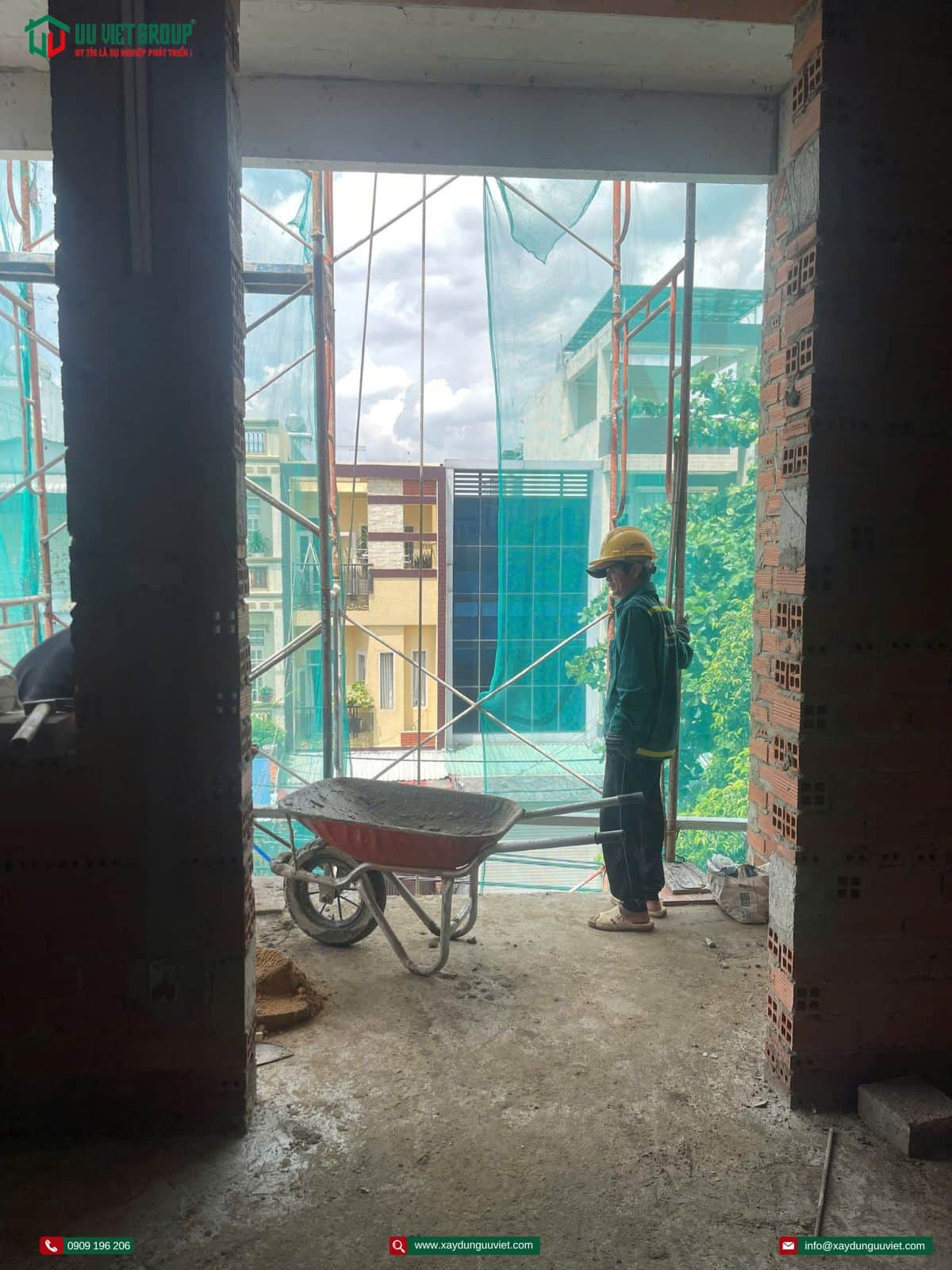 Tiến độ nhà phố quận Tân Phú