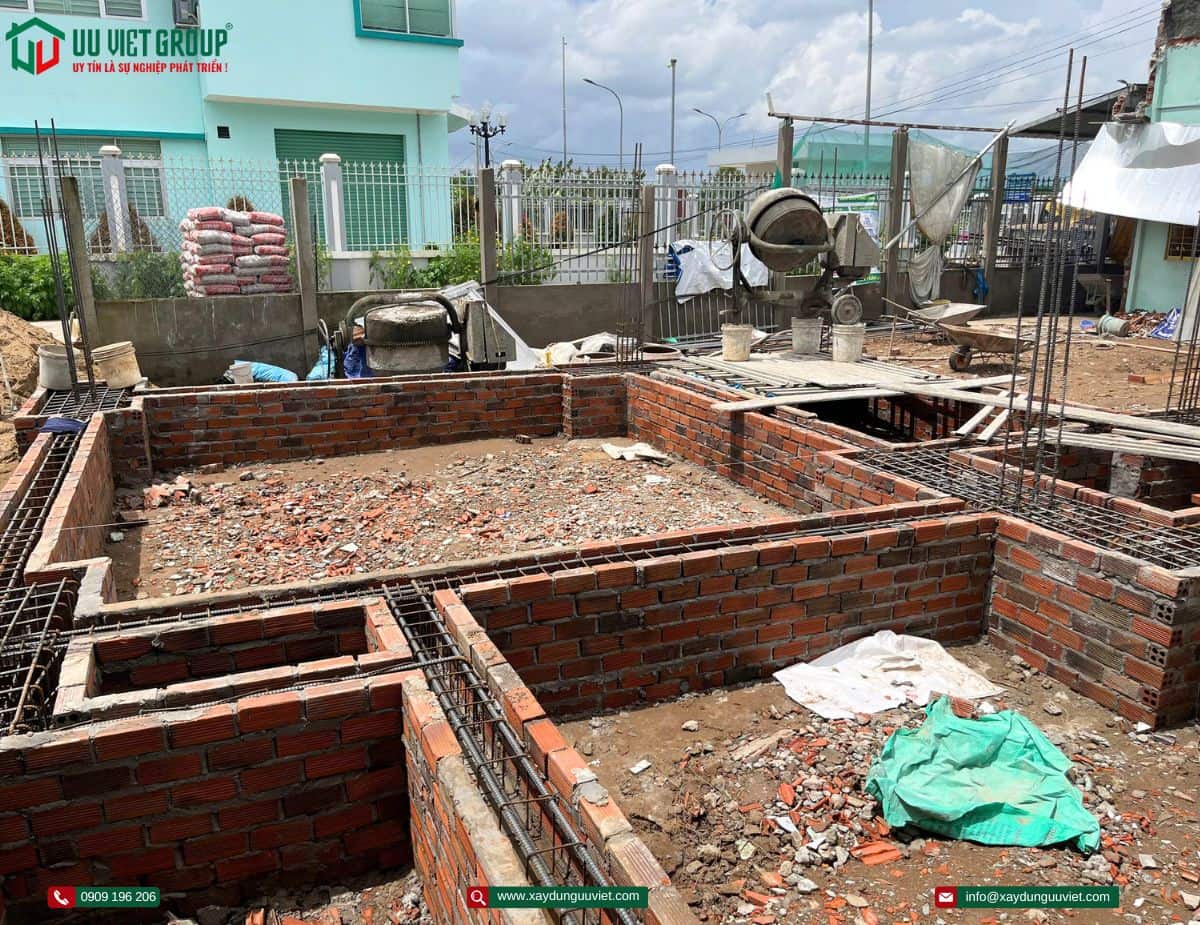 Tiến độ thi công tại Tiền Giang
