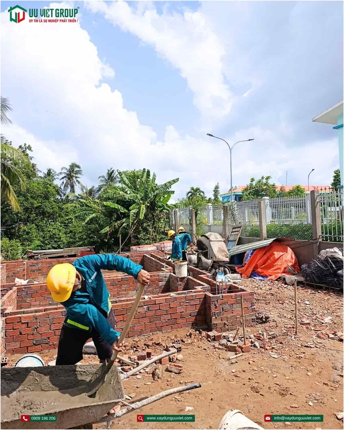 Tiến độ thi công tại Tiền Giang