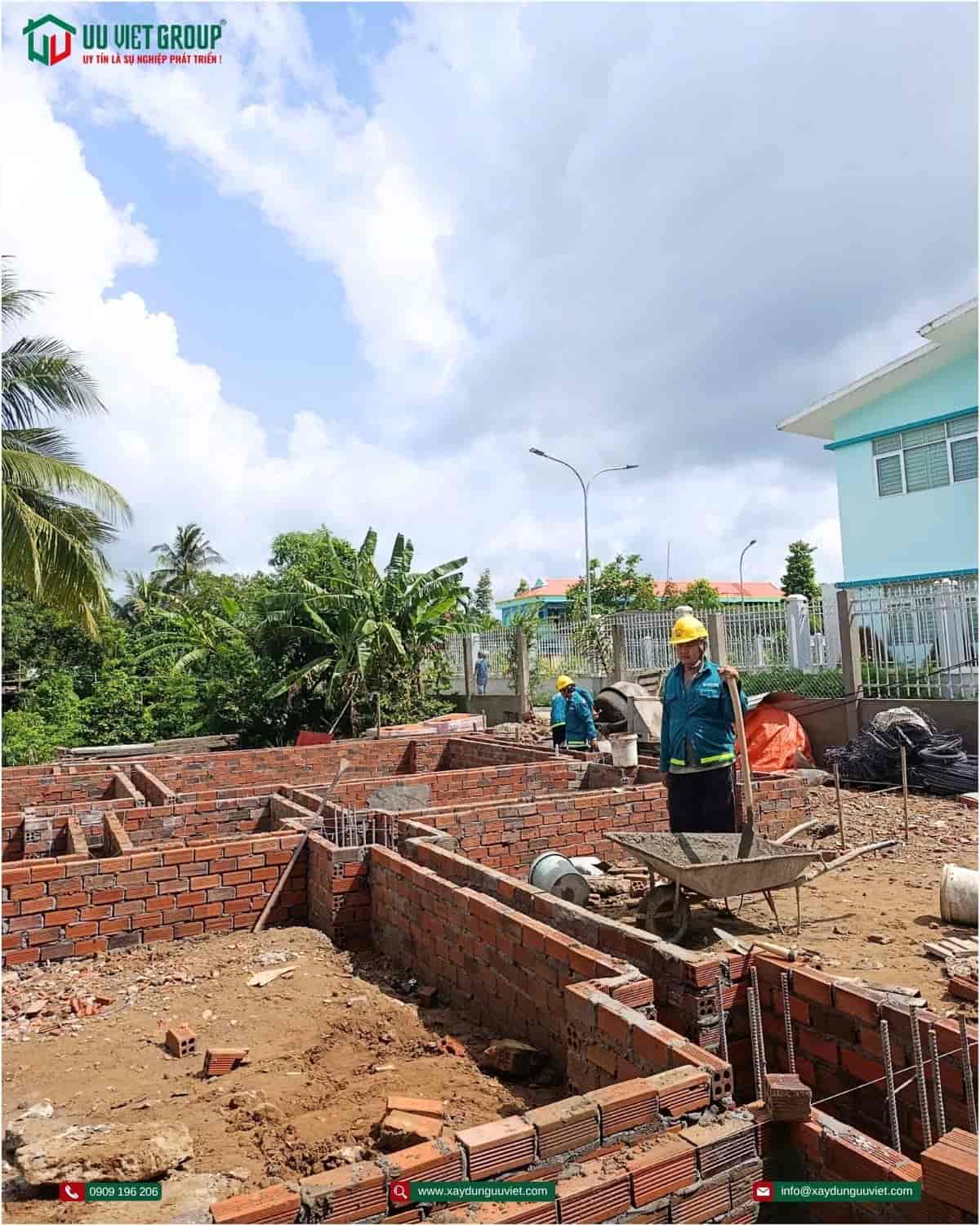 Tiến độ thi công tại Tiền Giang