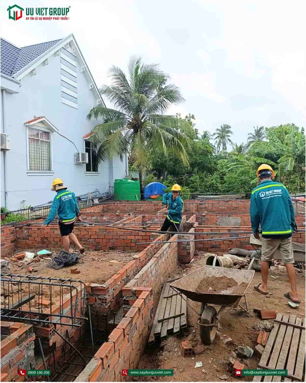 Tiến độ thi công tại Tiền Giang