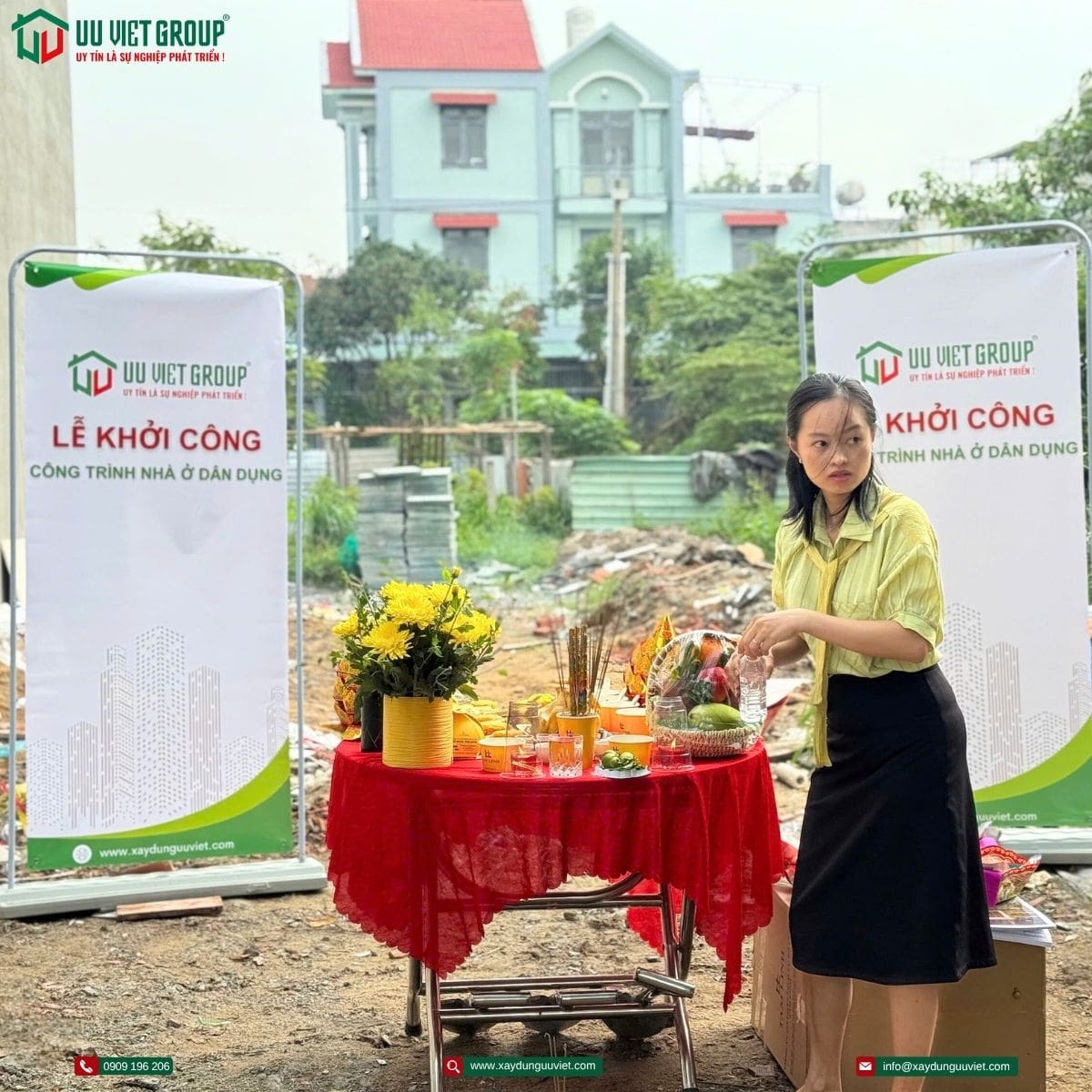 Khởi công nhà mới Bình Dương