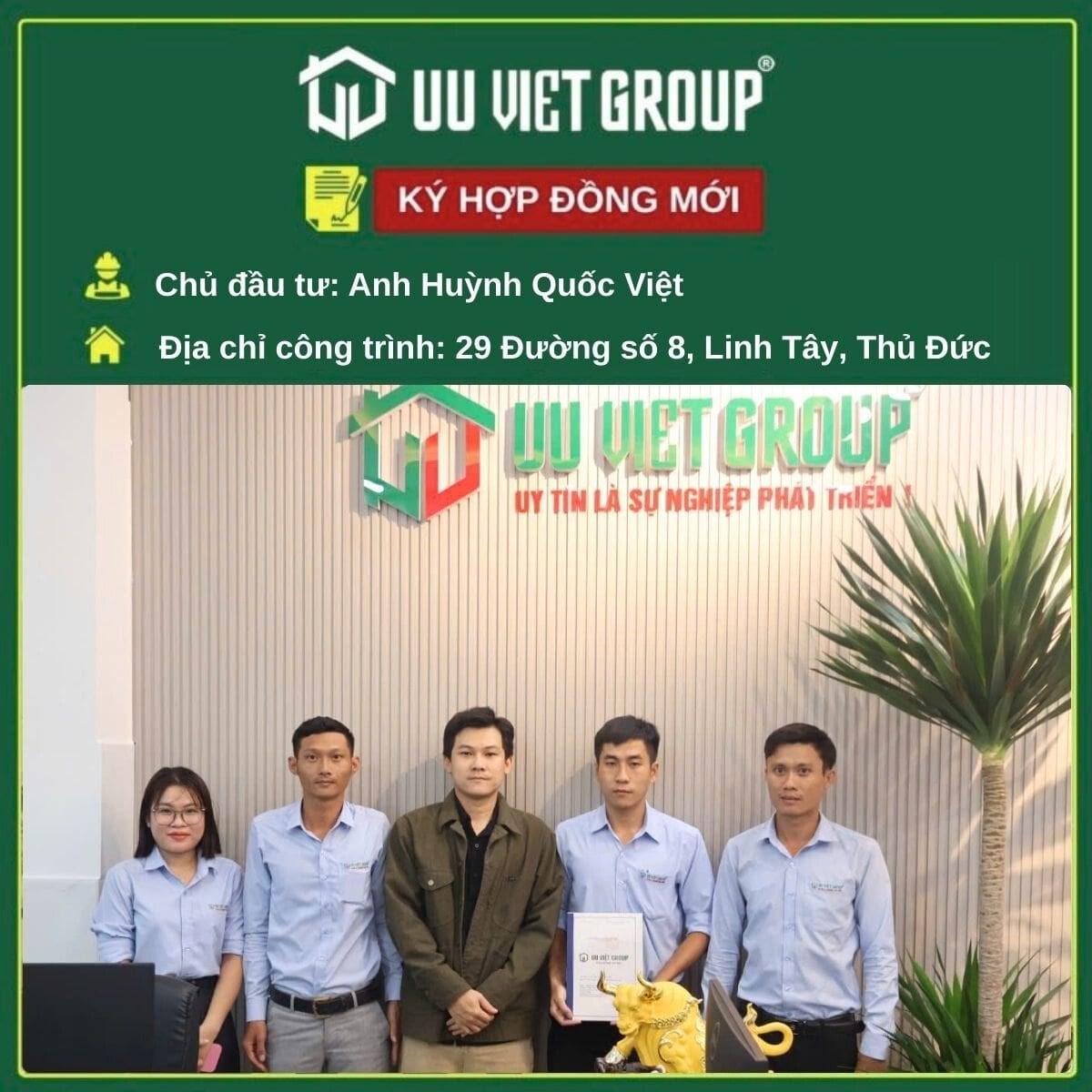 Ký hợp đồng mới quận Thủ Đức