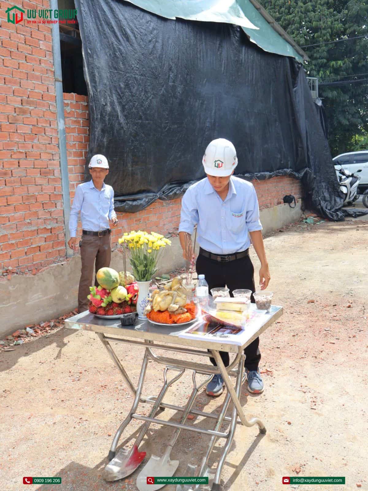 khởi công nhà phố quận 12