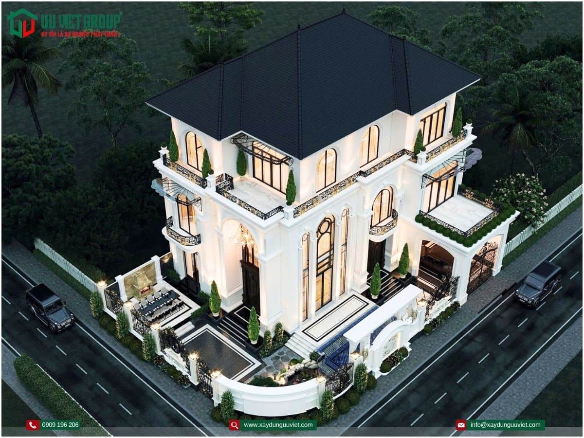  mẫu nhà biệt thự mái nhật