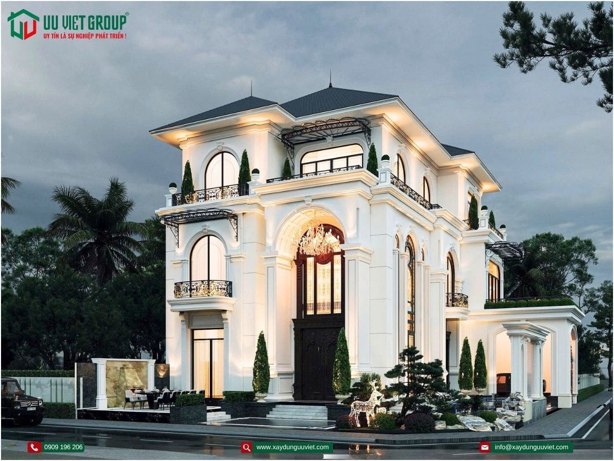  mẫu nhà biệt thự mái nhật