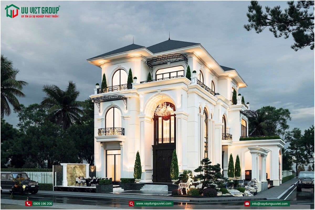  mẫu nhà biệt thự mái nhật