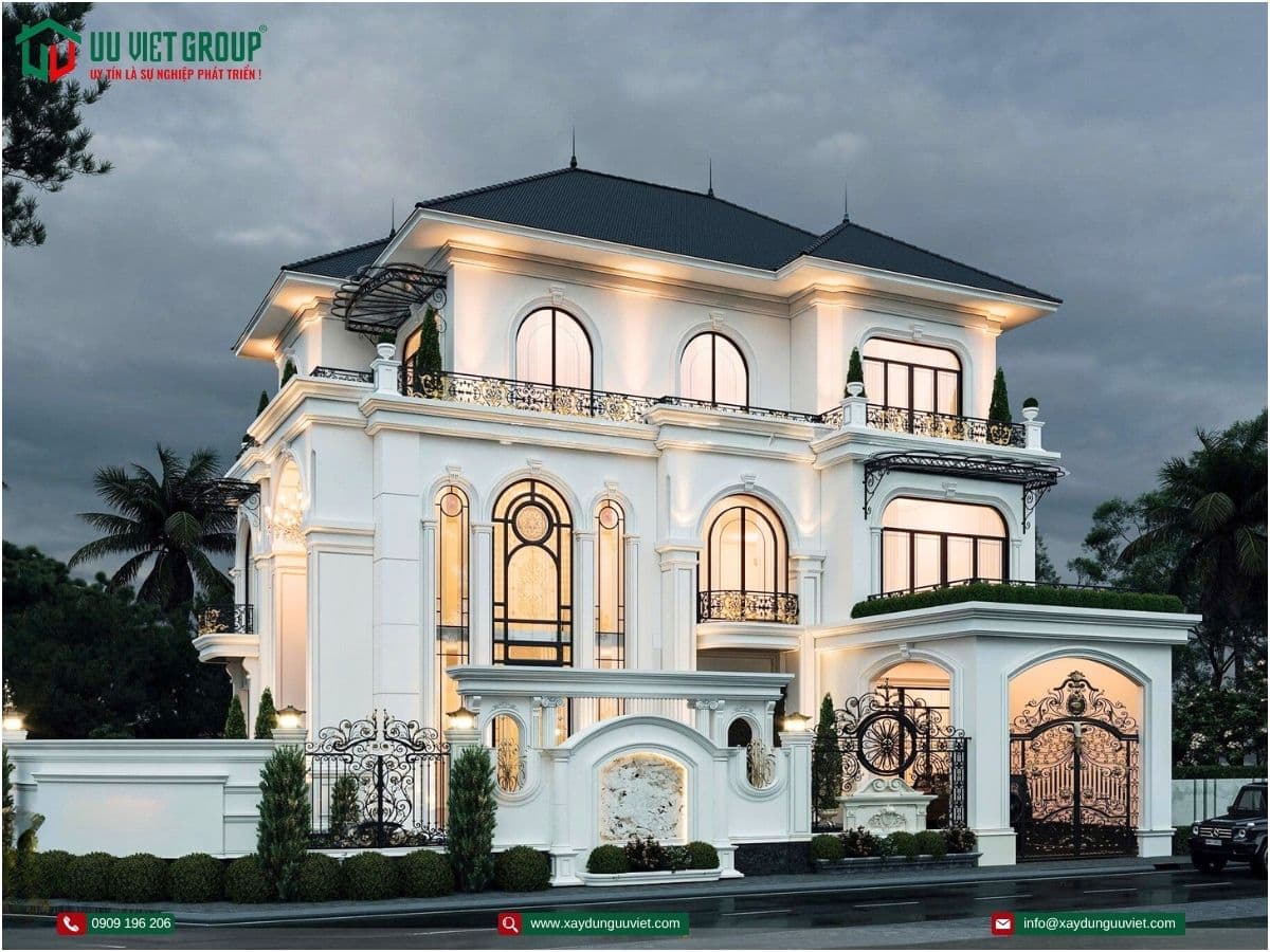  mẫu nhà biệt thự mái nhật