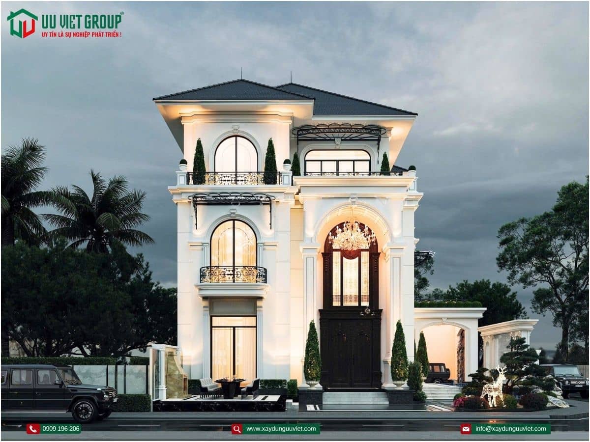  mẫu nhà biệt thự mái nhật