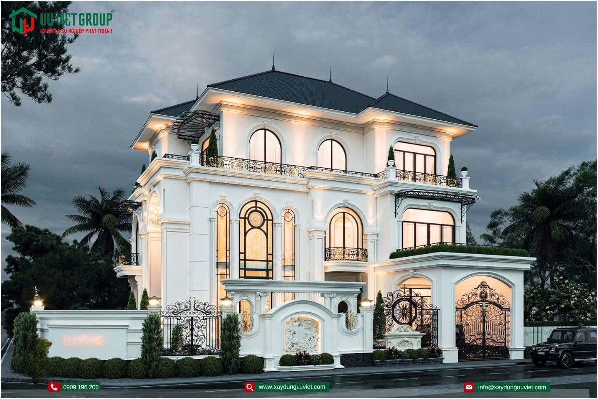  mẫu nhà biệt thự mái nhật