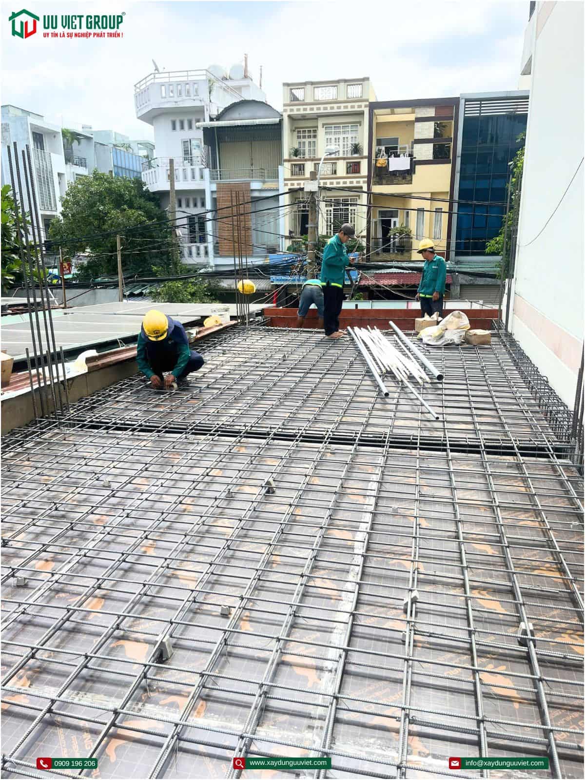 Tiến độ nghiệm thu cốt pha thép sàn