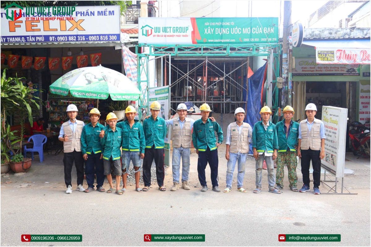 Tiến độ nghiệm thu cốt pha thép sàn