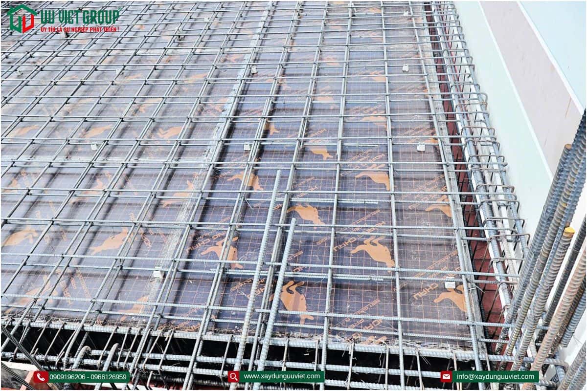 Tiến độ nghiệm thu cốt pha thép sàn