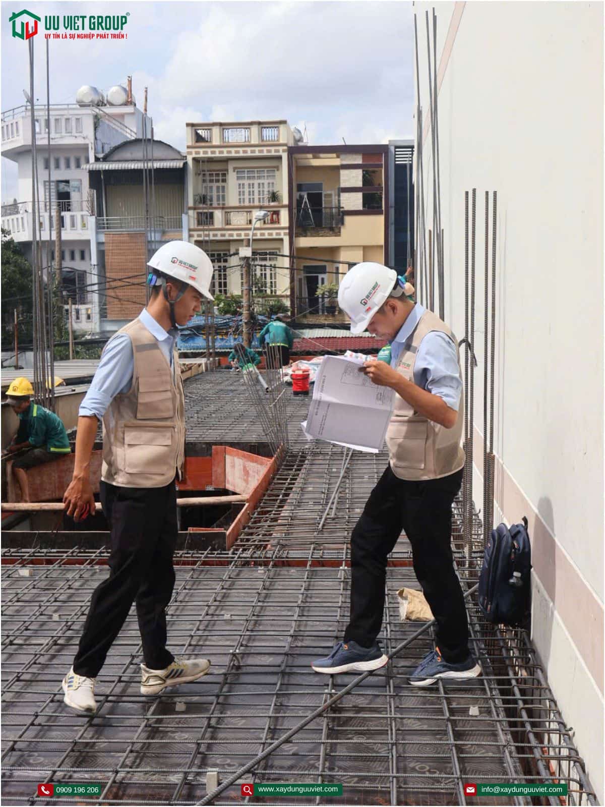 Tiến độ nghiệm thu cốt pha thép sàn