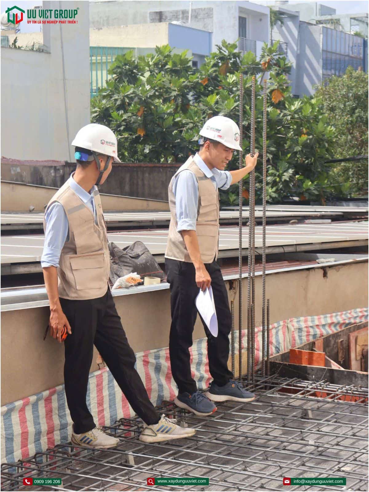 Tiến độ nghiệm thu cốt pha thép sàn