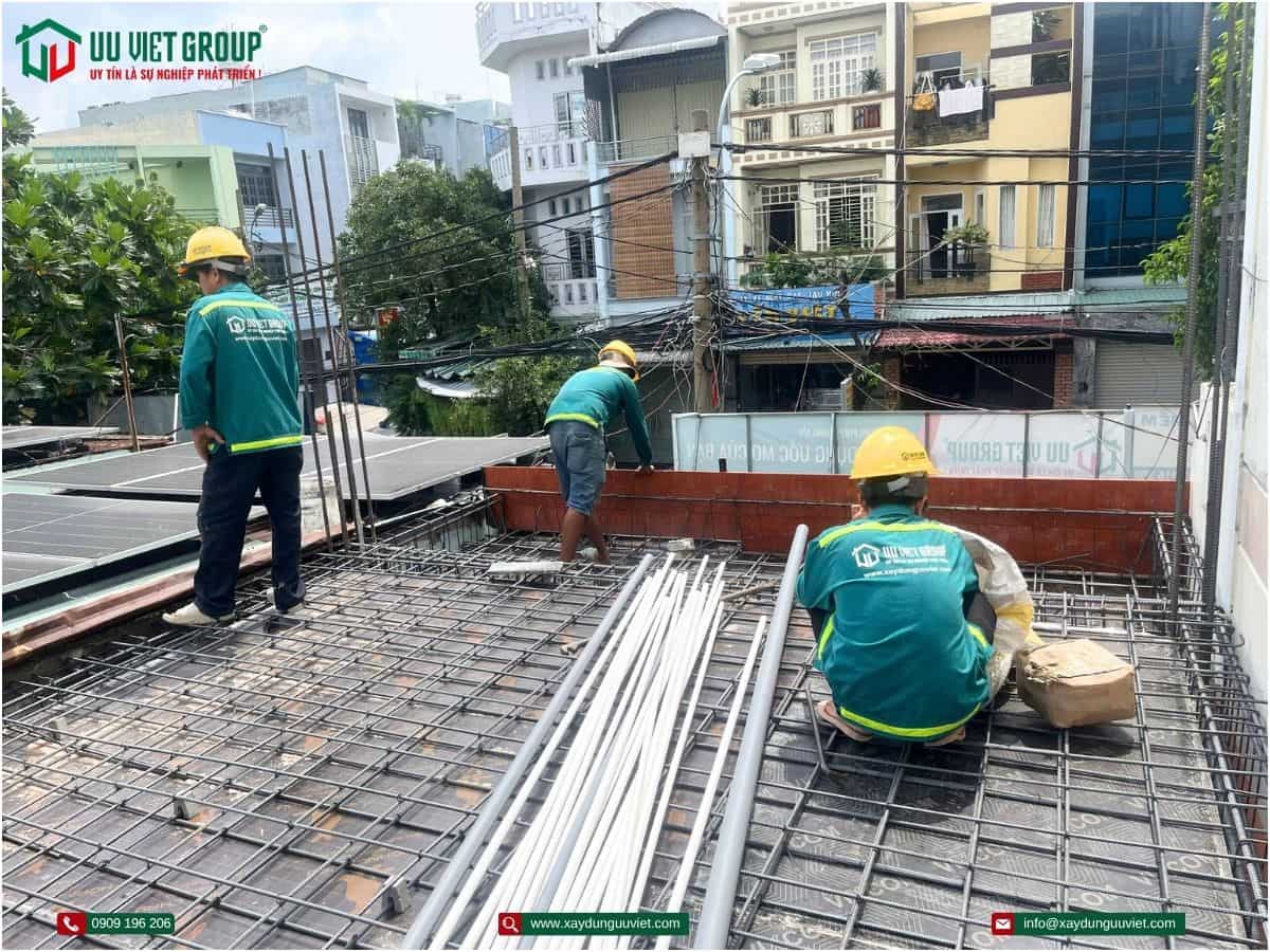 Tiến độ nghiệm thu cốt pha thép sàn