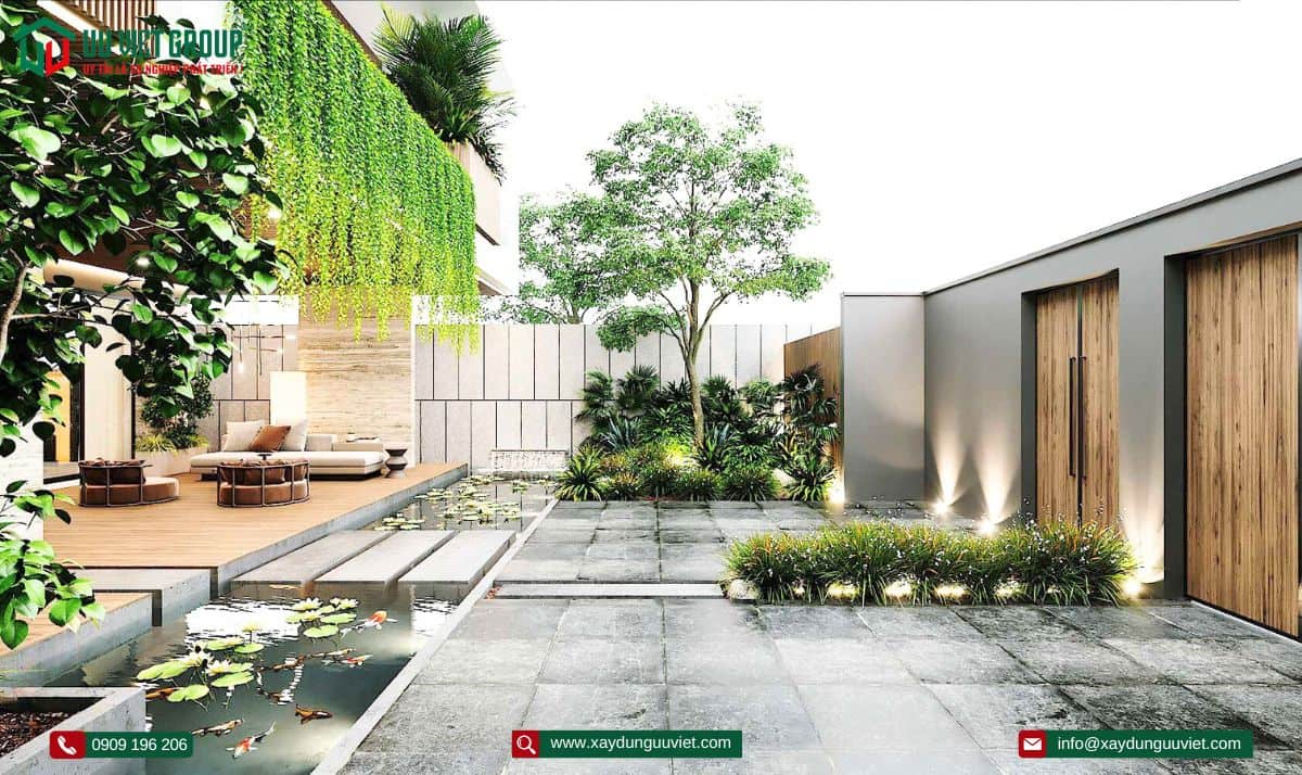 Biệt thự hiện đại 1 trệt 1 lầu