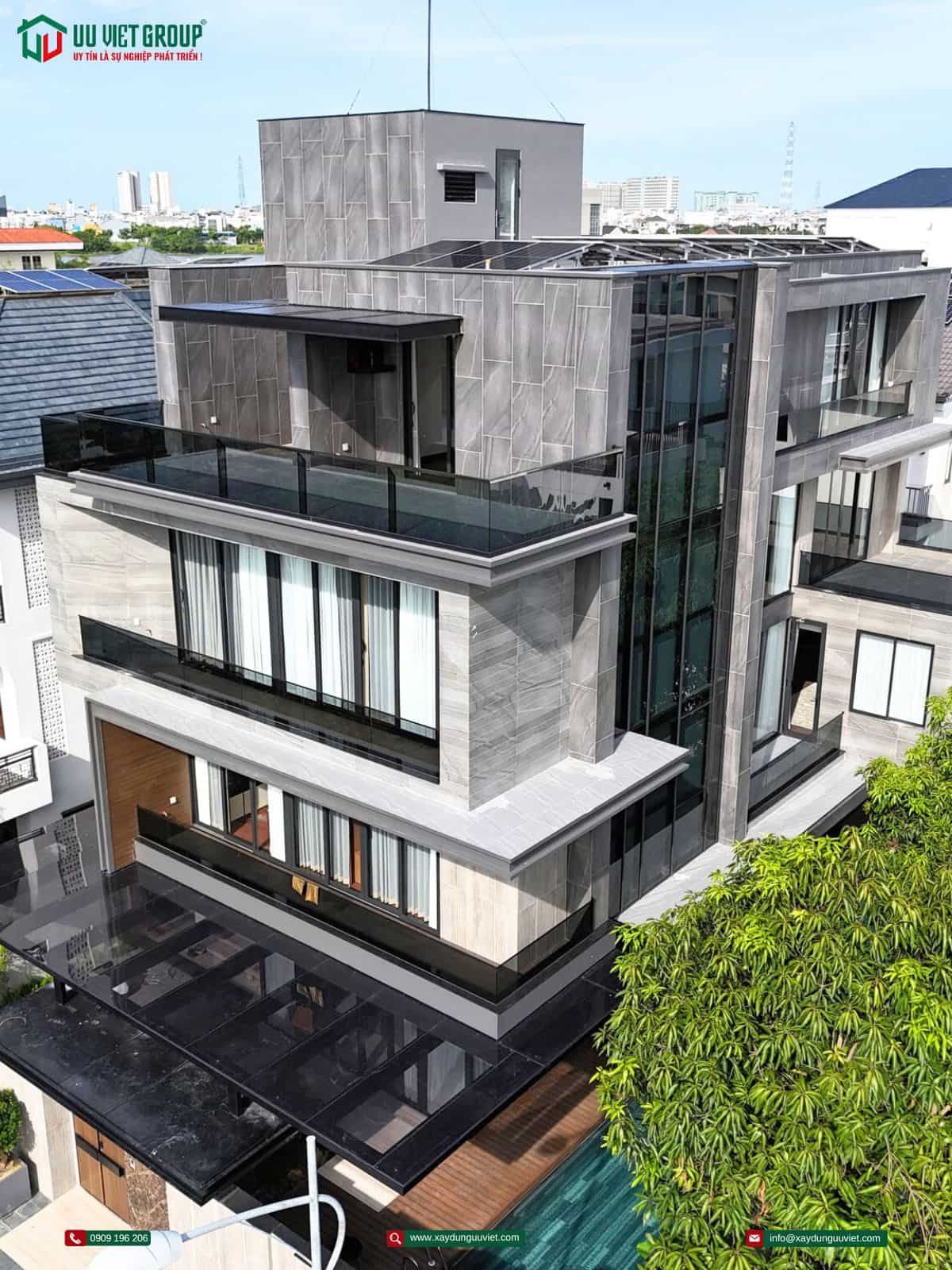 Hoàn thành vila 1 trệt 3 lầu