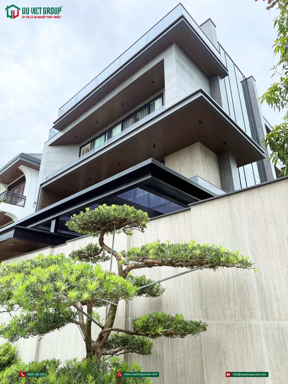 Hoàn thành vila 1 trệt 3 lầu