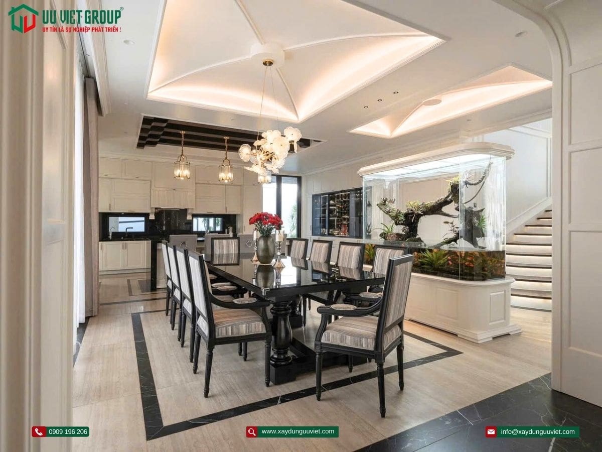 vila 3 tầng hiện đại