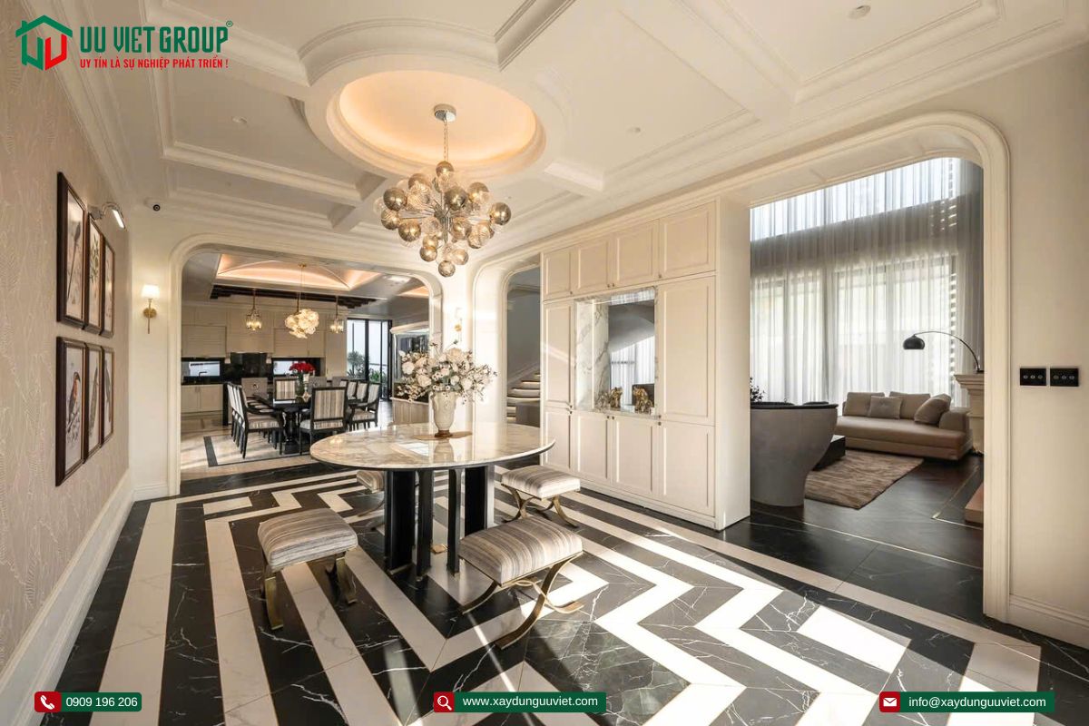 vila 3 tầng hiện đại