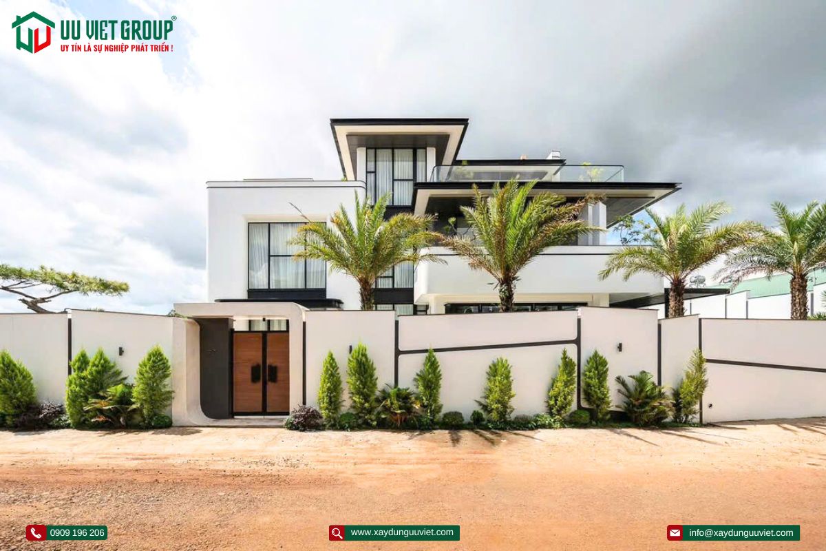 vila 3 tầng hiện đại