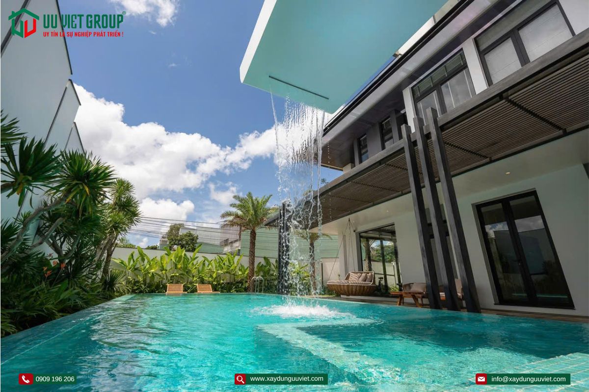 vila 3 tầng hiện đại
