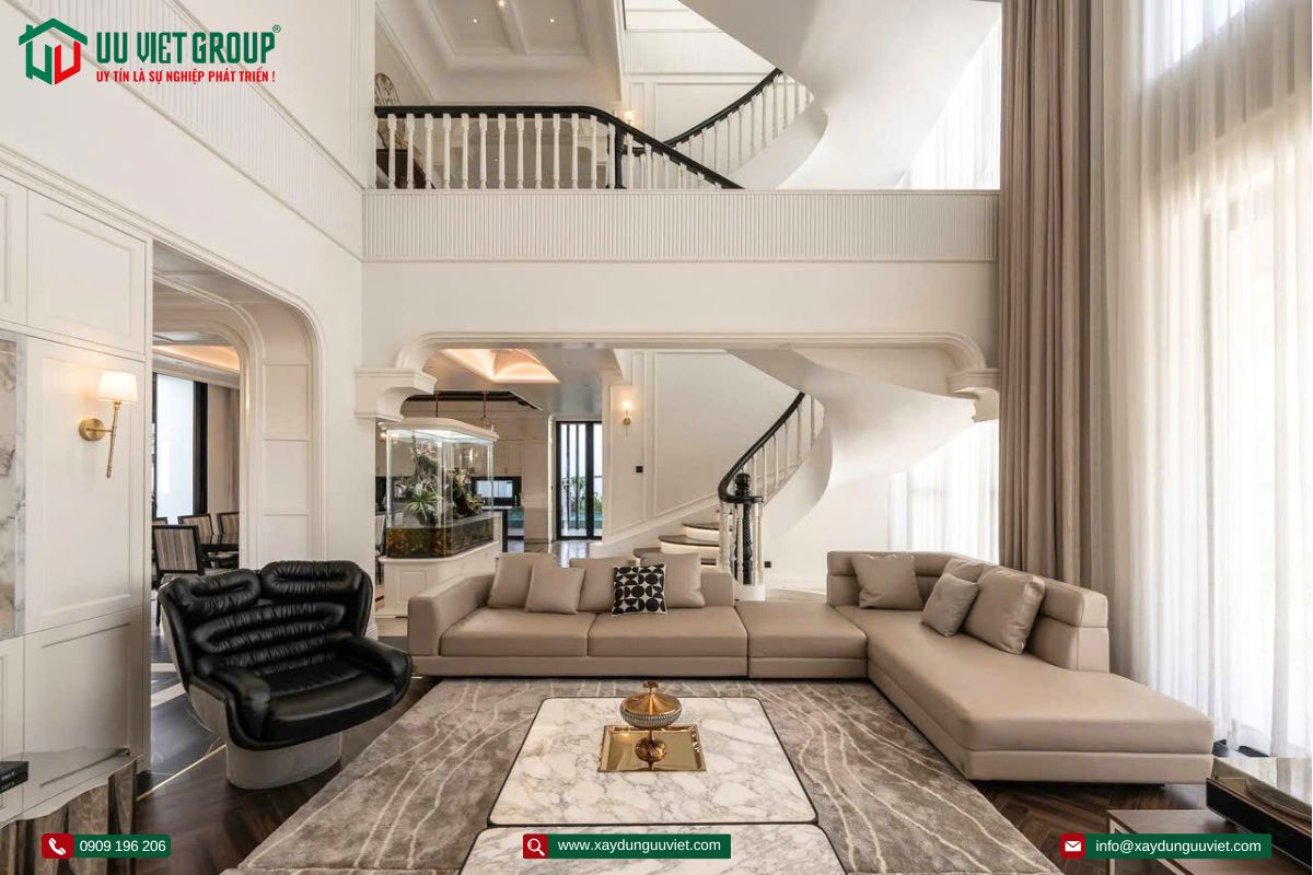 vila 3 tầng hiện đại