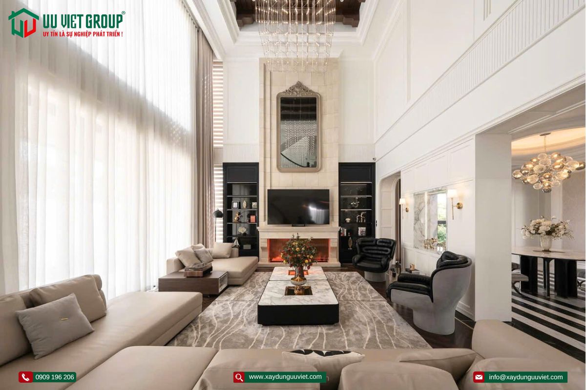 vila 3 tầng hiện đại