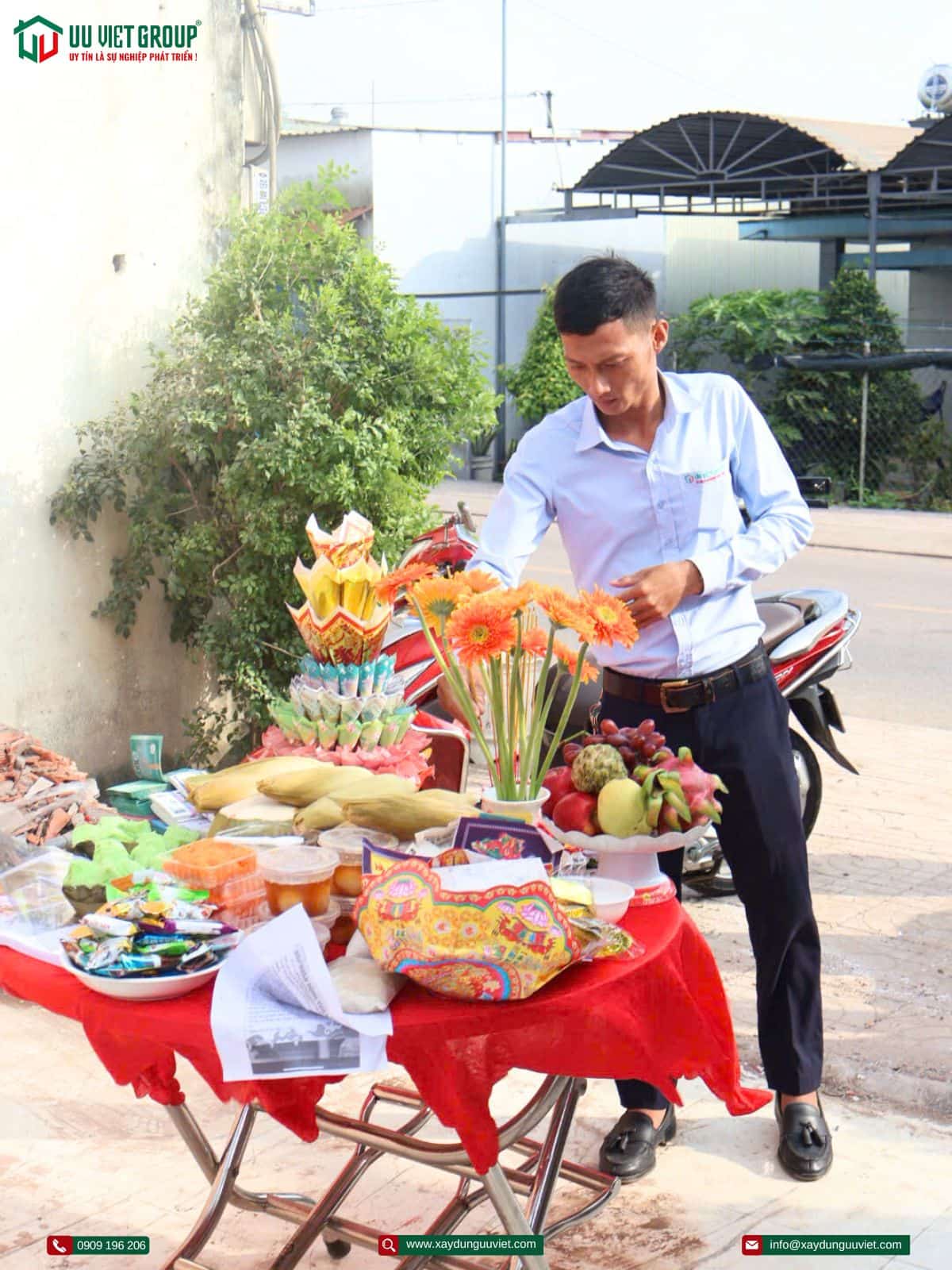 Khởi công nhà phố tại Hóc Môn