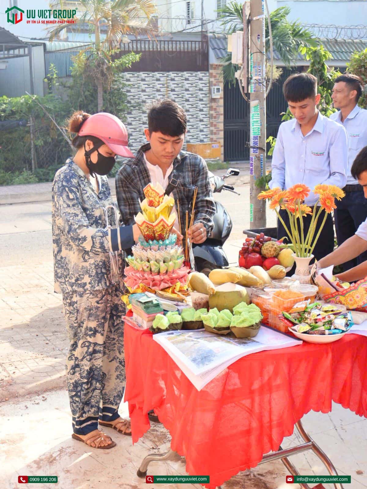 Khởi công nhà phố tại Hóc Môn
